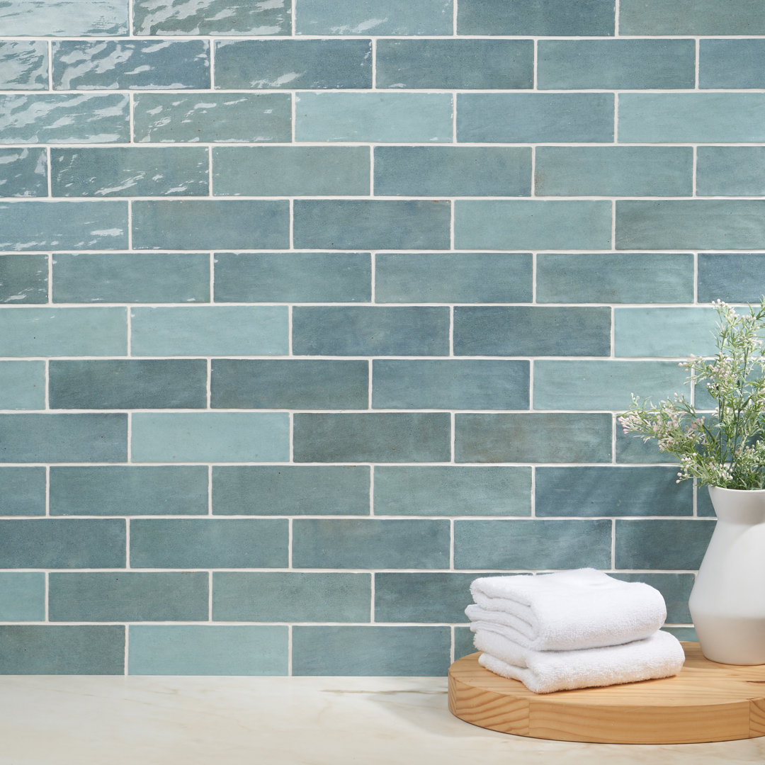 Karma 3 in. x 8 in. Glazed Ceramic Subway Wall Tile (38 pieces 5.38 Sq. Ft. / Case)